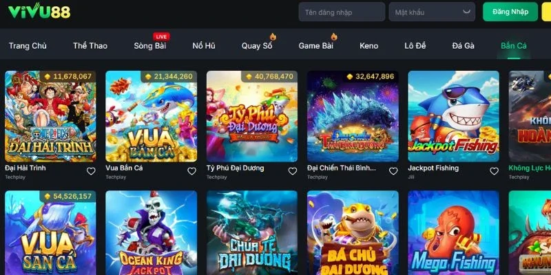 Tham gia bắn cá để săn thưởng hấp dẫn